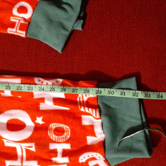 CHRISTMAS New TipsyElves Unisex One-Piece Hooded Fleece HoHo Jumpsuit Red XXL - Picture 11 of 11